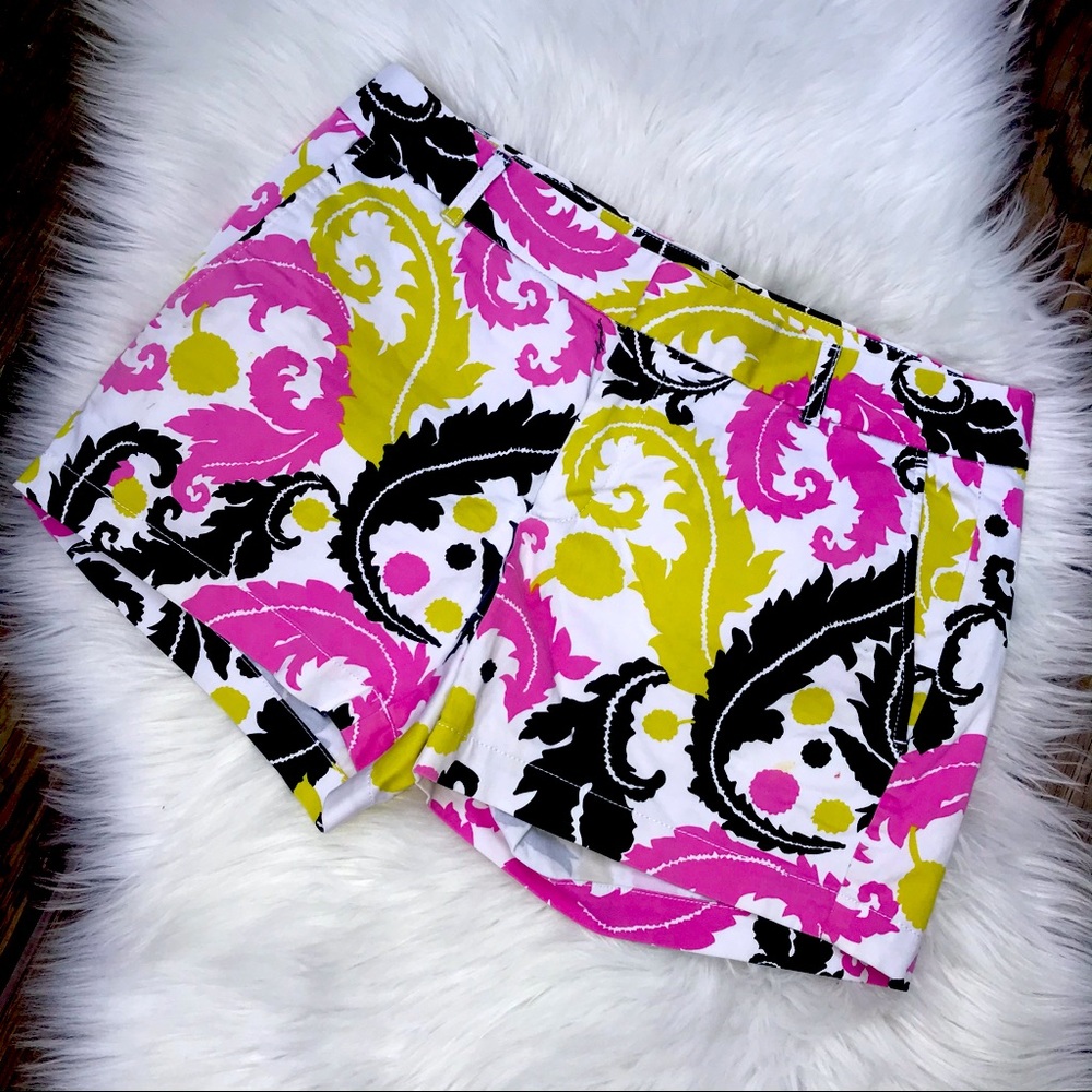 Banana Republic Hibiscus Floral Shorts Milly Collection Size 6